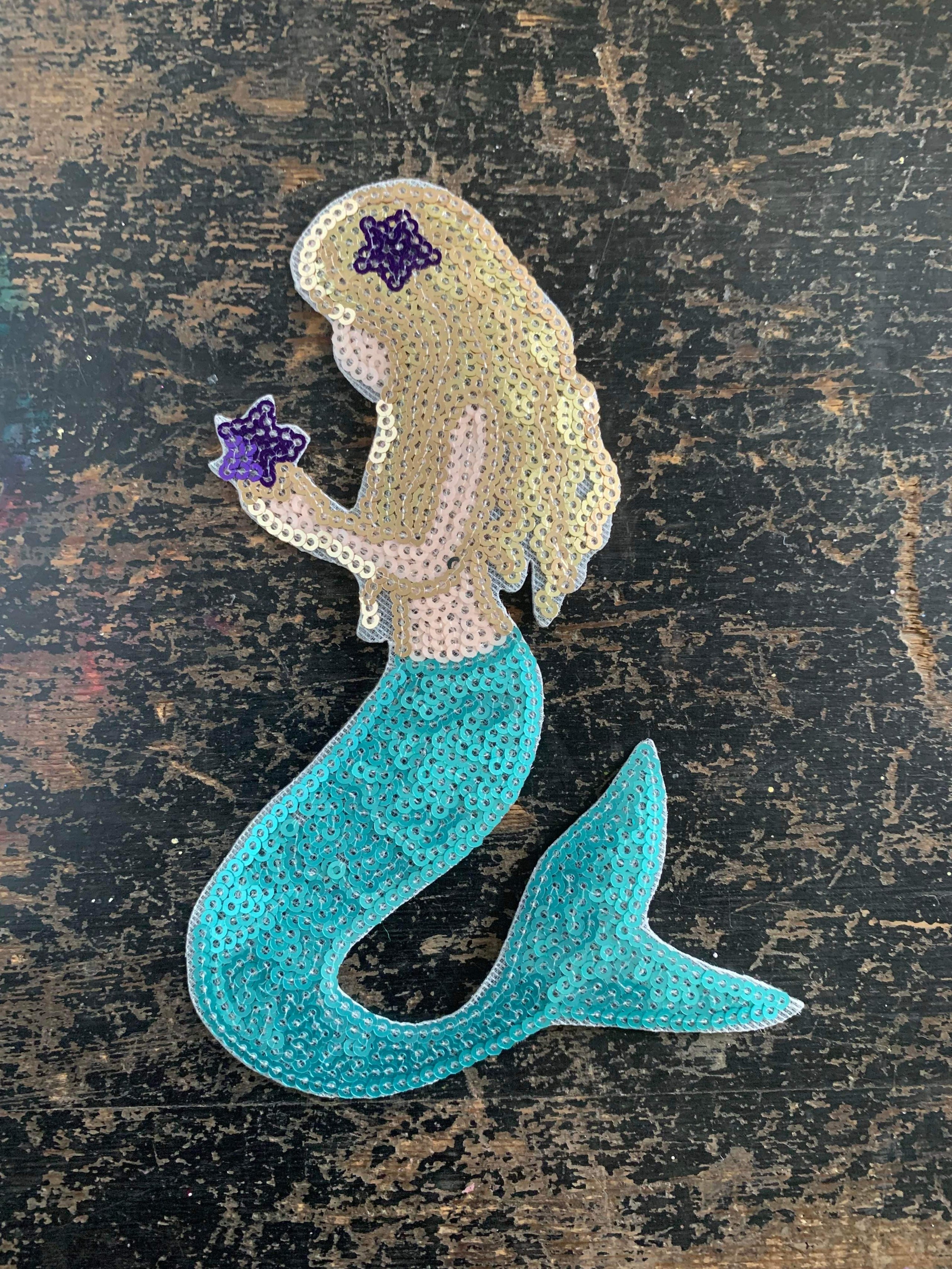 Sequined Mermaid Sew-on Patch